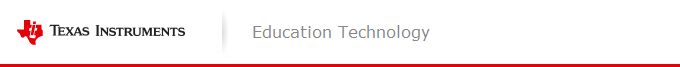 Texas Instruments - Education Technology